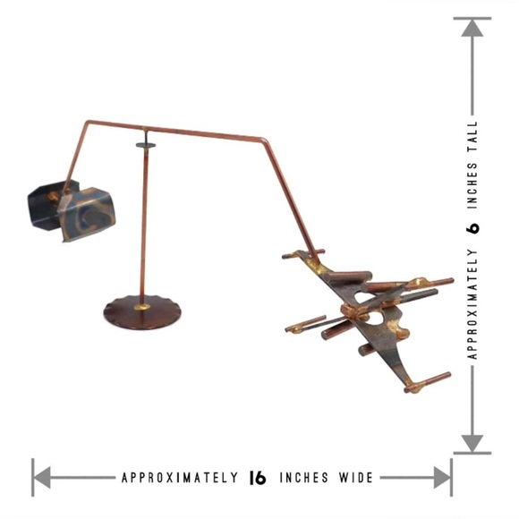 Star Wars Metal Balanced X Wing Star Fighter/Tie Fighter Collectible Sculpture - Picture 10 of 10